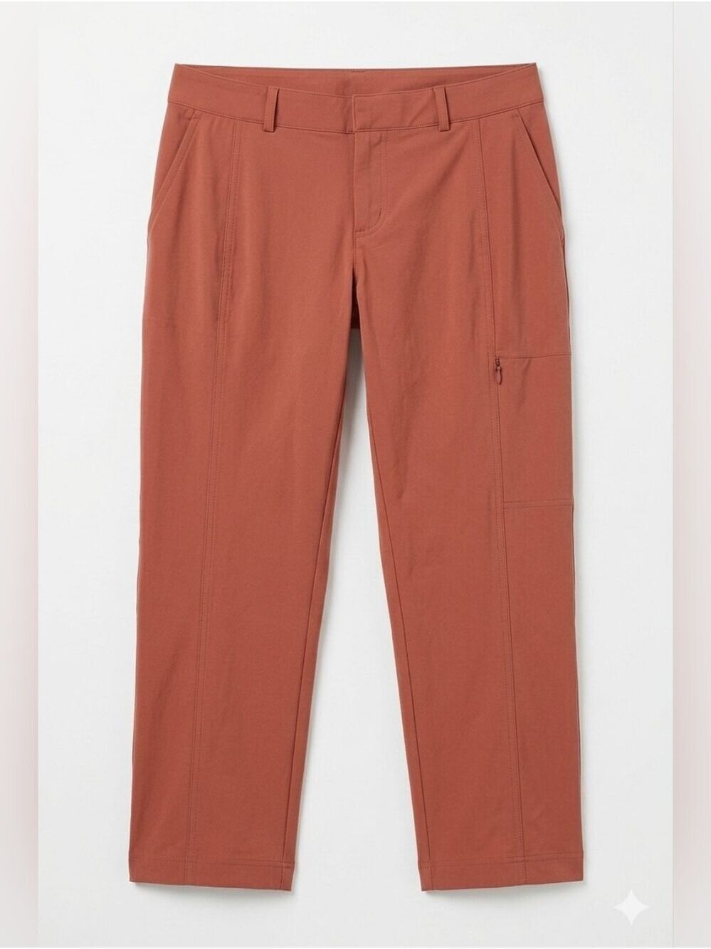 Kirkland Signature Pink Ankle Cropped Travel Pants, Size 12, NWT